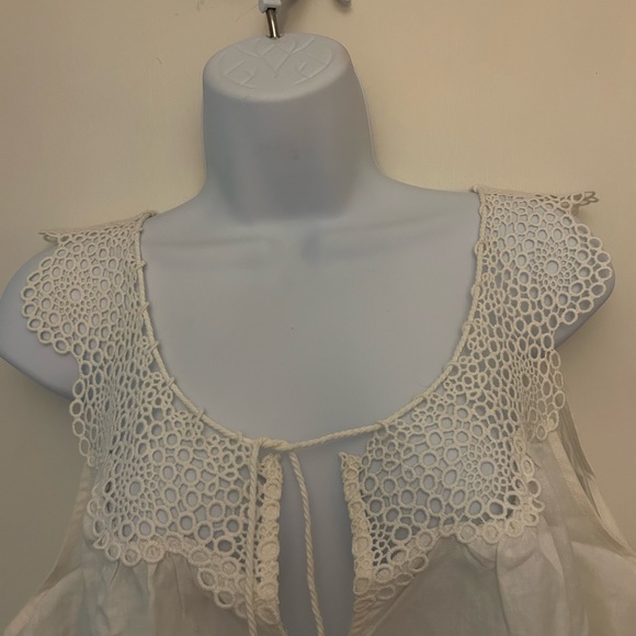 Free people ivory lace upper, blouse - Picture 5 of 8